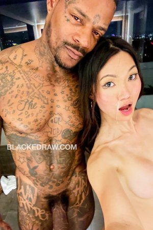 Lucy Mochi teasing to deepthroat in her lingerie with passionate pussy licking and facial for the man who caught her eye photo 1