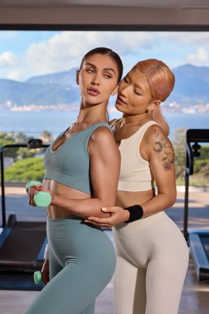 Jadilica and Dolly Orchid compete for cum in a hot threesome outdoors photo 13